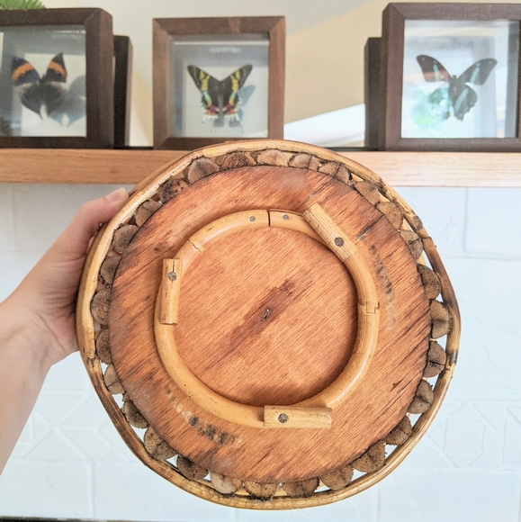 Boho Rattan Planter Stand - Picture 5 of 7